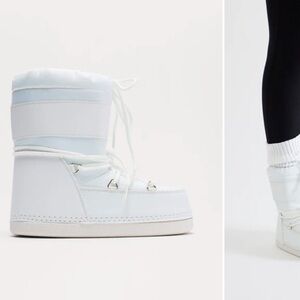 Fashion Nova Arrowhead Flat Snow Boots